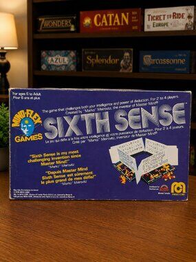 1978 Vintage Sixth Sense Mind-Flex Games Mego Deduction Board Game